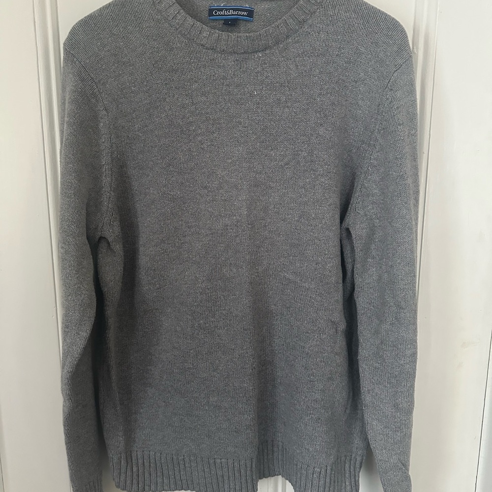 Croft & Barrow Gray Crewneck Sweater